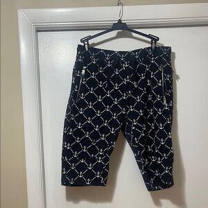 Nautical Anchor Print Shorts NWT xl